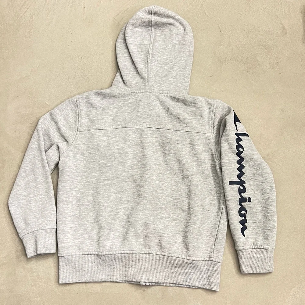 CHAMPION Kids Zip up Hoodie,‎ Grey, Sm